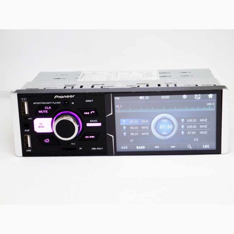 Фото 3. Автомагнитола Pioneer 4064T ISO - Сенсорный экран 4, 1+ RGB подсветка + DIVX + MP3 + USB