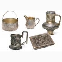 Купим старинные и современные изделия из серебра