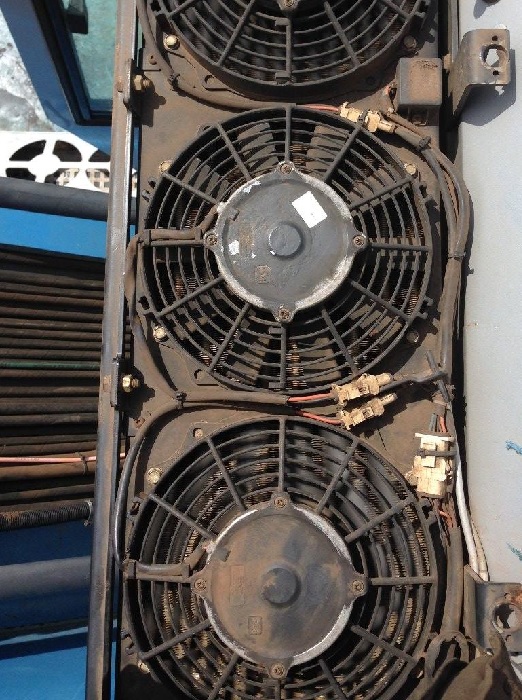 Фото 2. Эл. вентилятор для авто радиатора 8#039; дюймов 12/ 24 В. (Реверсивный Тянущий/ толкающий)