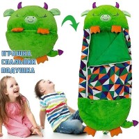 Детский спальный мешок-игрушка подушка Дракончик Sleeping Bag