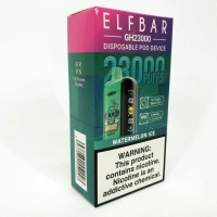 Електрона сигарета ELF BAR 5% на 23000 тяг (Льодяний Кавун)