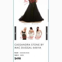 Вечірня сукня американського бренду Mac Duggal, фасон рибка. Знижка 50%