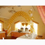 Свадебное оформление воздушными шарами