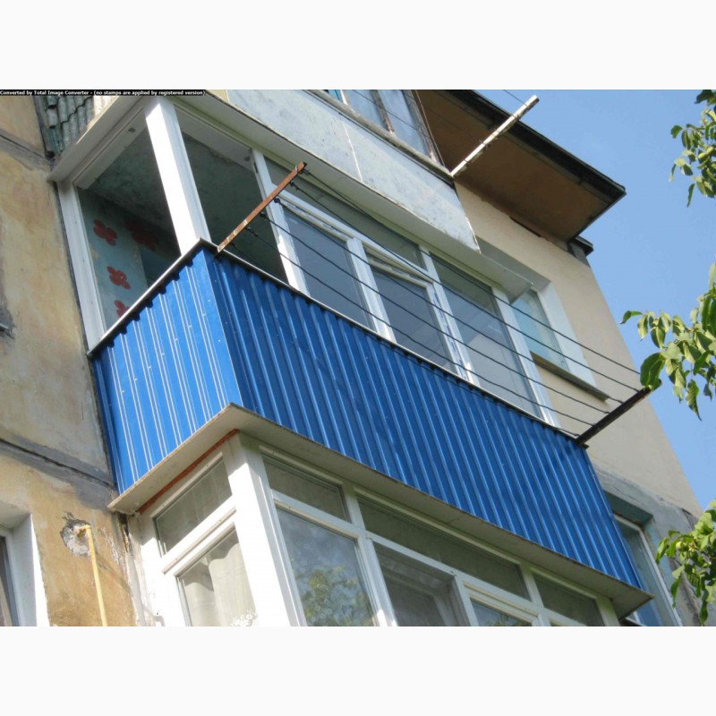 Фото 8. Профнастил для балкона, Профлист для балкона, Металлопрофиль на балкон, купить недорого, Киев