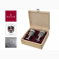 Уникальные оловянные наборы для вина Артина