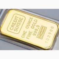 Продажа золота 999, 9 пробы в слитках