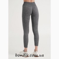 Женские меланжевые спортивные леггинсы LEGGINGS RIB MELANGE