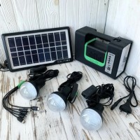 Автономная портативная солнечная система Solar GDLite GD10 + FM радио + Bluetooth