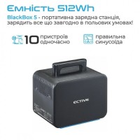 Зарядна станція Ective BlackBox-5 500Вт, 512Вт-г