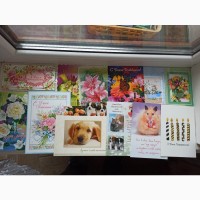 Продам набір вітальних листівок на різні тематики