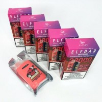 Електрона сигарета ELFBAR 23000 тяг 5% (Полунично-Кавунова жувальна гумка)