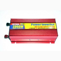 Преобразователь (инвертор) 12V-220V 2000W Red