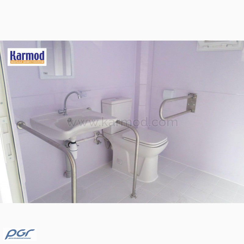 Фото 6. Модульные туалеты и душевые Karmod в Киеве доступные цены