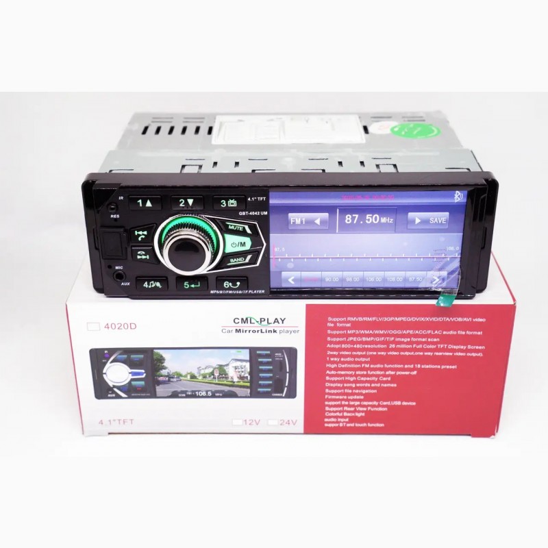 Фото 5. Автомагнитола Pioneer 4042UM ISO - экран 4, 1#039; #039; + DIVX + MP3 + USB + SD + Bluetooth