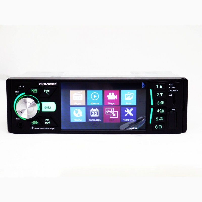 Фото 5. Магнитола Pioneer 4227 ISO - экран 4, 1#039; #039; + DIVX + MP3 + USB + SD + Bluetooth