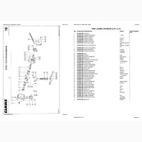 Каталог запчастей КЛААС Коммандор 115 - CLAAS Commandor 115 в виде книги на русском языке
