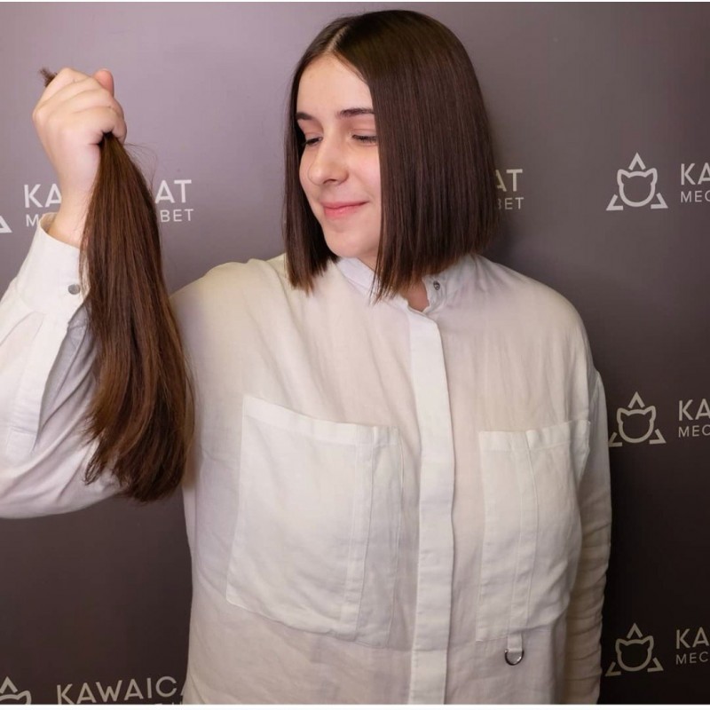 Фото 3. Наша компания покупает славянские не окрашенные волосы от 35 см в Днепре