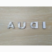 Металлические буквы AUDI на кузов авто не ржавеют