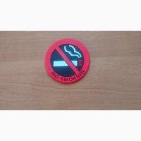Наклейка не курить в салон авто