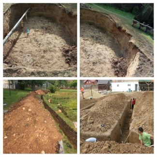 Выкопать бассейн земляные работы