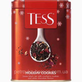 Чай Черный TESS Holiday cookies 110гр Банка
