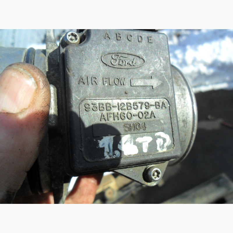Фото 5. Расходомер воздуха (воздухомер) Ford 93BB-12B579-BA, Hitachi AFH60-02A