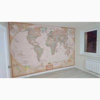 Печать карт друк мап карта мира географическая
