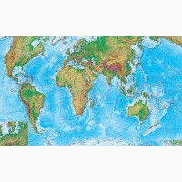 Печать карт друк мап карта мира географическая