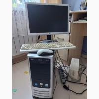 Продам персональный компьютер - б/у монитор LG, системный блок ASUS, APC