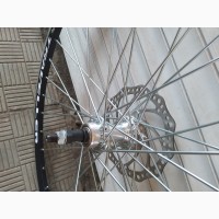 Вело колесо заднее на усиленной спице 3мм под диск 20 24 26 27.5 28 29 дюймов