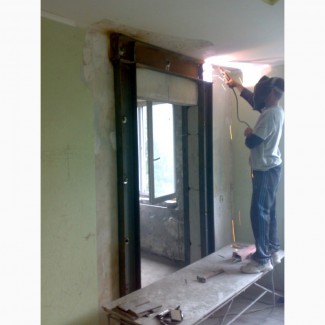 Усиление дверных, оконных проемов, несущих стен, колонн, плит перекрытий Харьков