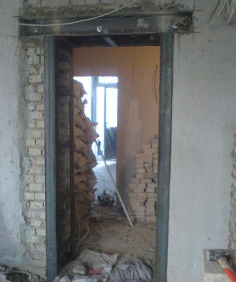 Фото 6. Усиление дверных, оконных проемов, несущих стен, колонн, плит перекрытий Харьков