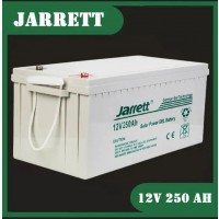 Акумулятор гелевий 250 Ah 12 V Jarrett GEL Battery (гелевий акумулятор 250 амперів)