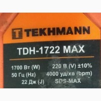 Запчасти отбойник Tekhmann TDH-1722 Max отбойный молоток