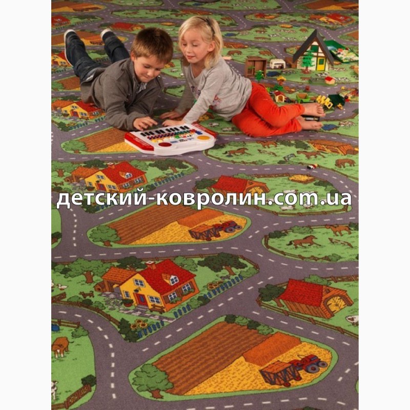Фото 4. Детский ковролин. Детский коврик для игр Farm. Ковры детские