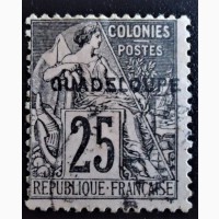 Франция - 891 French Colonies- General Issues No. 45-51 53-58 Overprinted GUADELOUPE