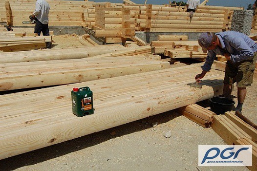 Фото 2. Идеальная защита для новой древесины невымываемая пропитка Lignofix Stabil