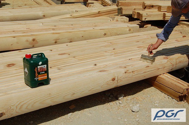 Фото 3. Идеальная защита для новой древесины невымываемая пропитка Lignofix Stabil