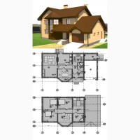 Проект, проекти будинку. 3D візуалізація, Архітектор, проектування 25 грн/м2