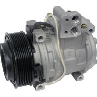 Передняя крышка компрессора Denso 10PA15C/17C c креплением (Сквозные уши)