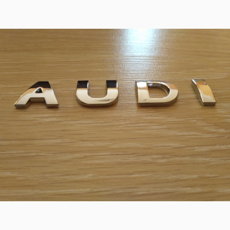 Фото 7. Металлические буквы AUDI Ауди на кузов авто не ржавеют