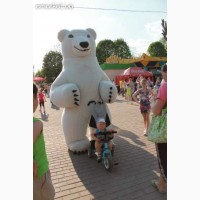 Белый Медведь - ростовая кукла в Киеве на детский и взрослый праздник