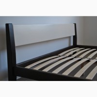 Ліжко дубове Фаворит 160х200 венге/біле