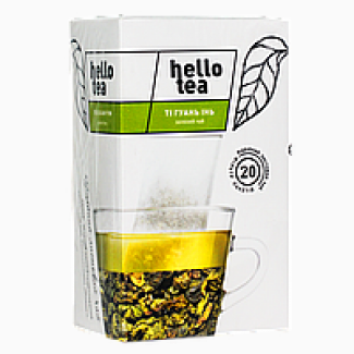 Чай пакетированный Hello tea Tie Guan Yin 20шт Зеленый