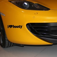 Наклейка на авто I Love Booty-Я люблю добычу