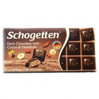Шоколад чорний Schogetten з какао фундуком 100г