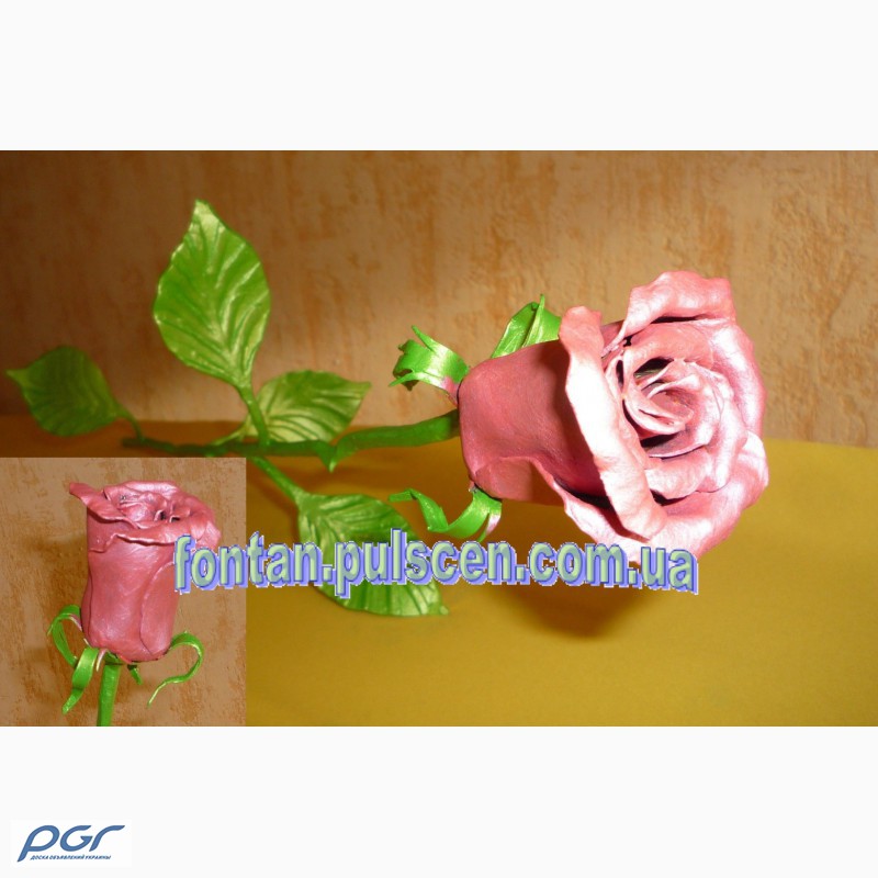 Фото 16. Кованые розы сувенир подарок для девушки в Новый год 8 марта Кованая роза кована троянда