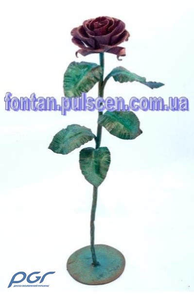 Фото 3. Кованые розы сувенир подарок для девушки в Новый год 8 марта Кованая роза кована троянда
