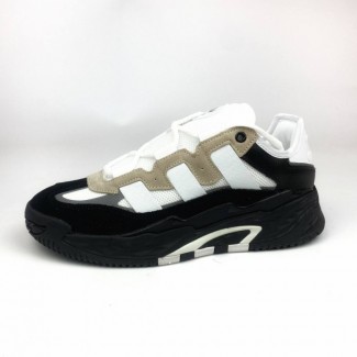 Кросівки чоловічі Adidas Niteball white and black AS036