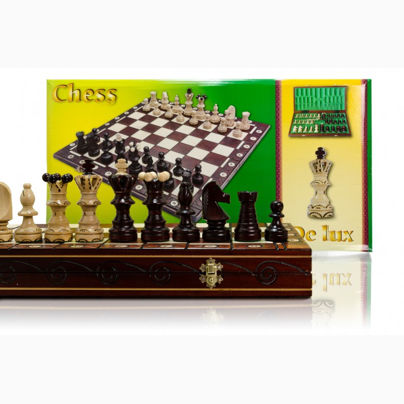 Фото 10. Деревянные польские шахматы опт Амбассадор арт. 2000 купить, продаем
